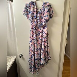 ASTR the label asymmetric hem midi dress. Brand new never worn. Size S.